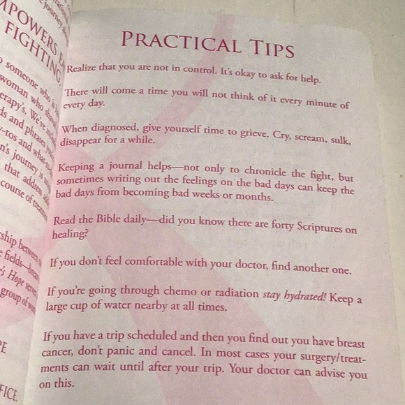 Here’s Hope Pink Ribbon Breast Cancer Awareness Holy Bible - Picture 8 of 10